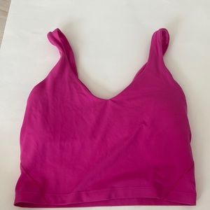 Lululemon Sonic pink align tank size 6